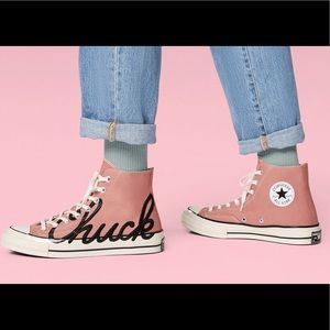 converse high tops love heart